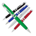 Metallic Finish Colored Ballpoint Pen w/ Split Clip